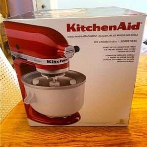 Kitchen aid ice cream maker attachment